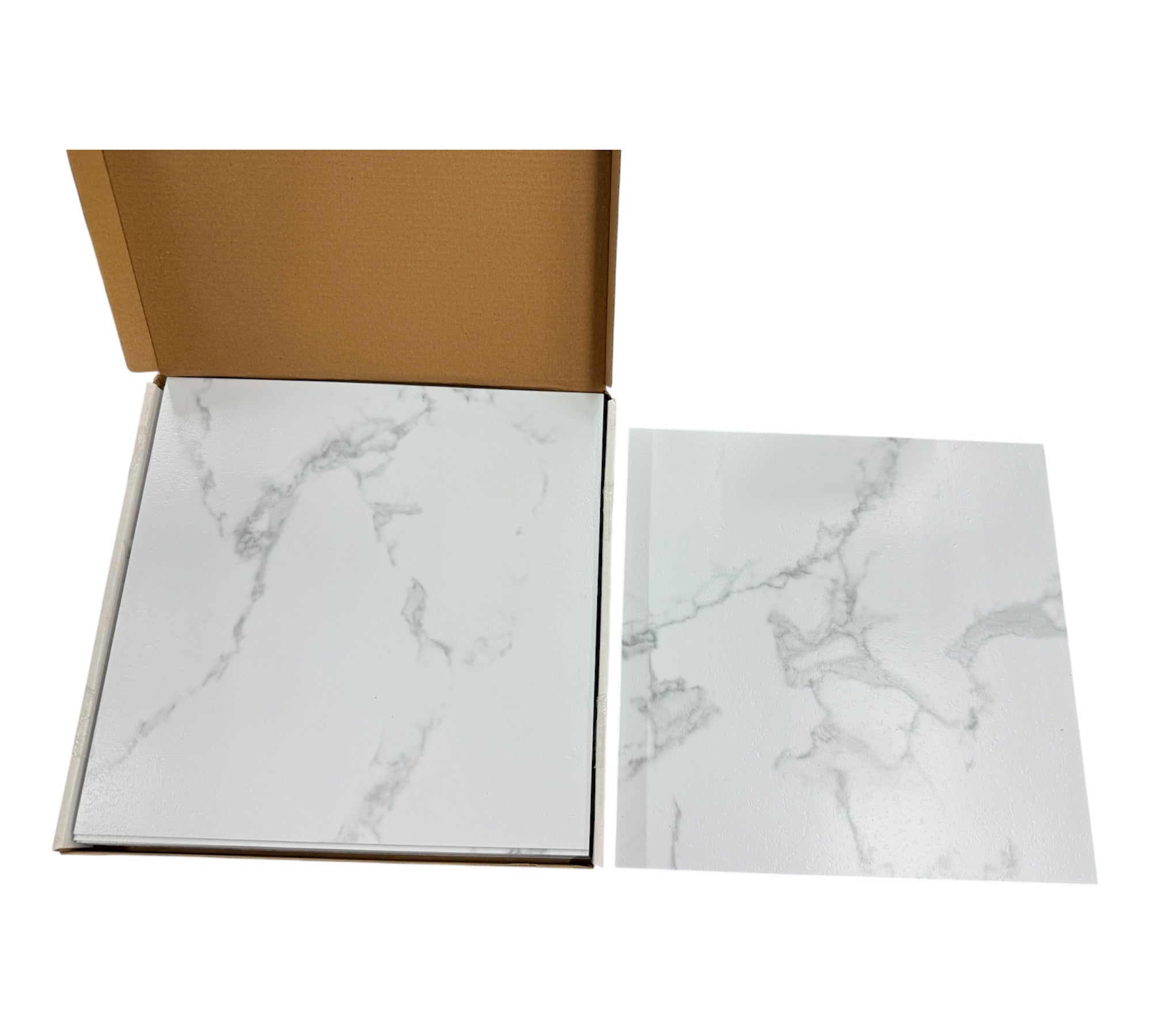 Marble colour PVC peel and Stick Floorng