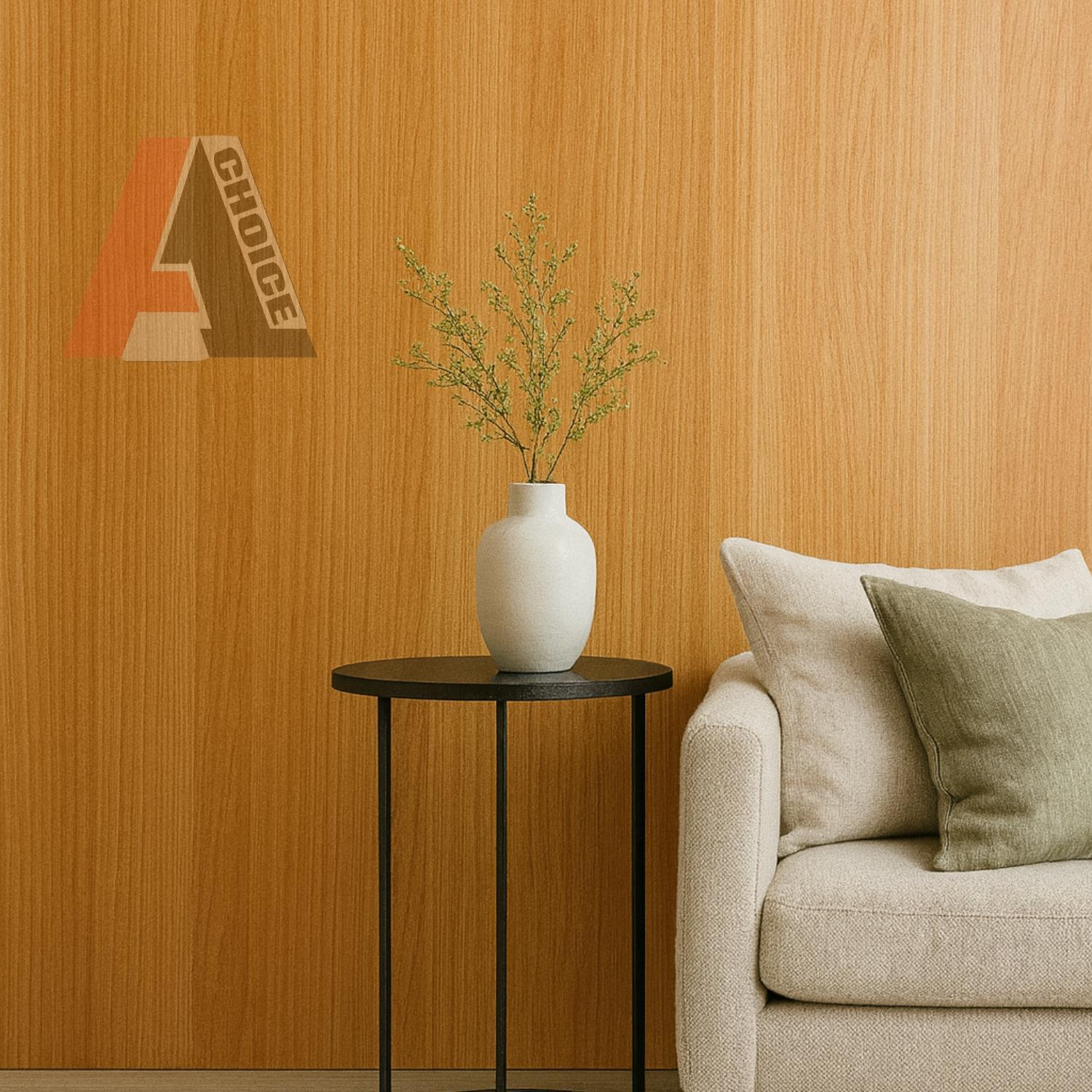 Pecan Brown Bamboo Charcoal Wall Sheet 5mm (4ft x 8ft) – Natural Oak Interior Panel