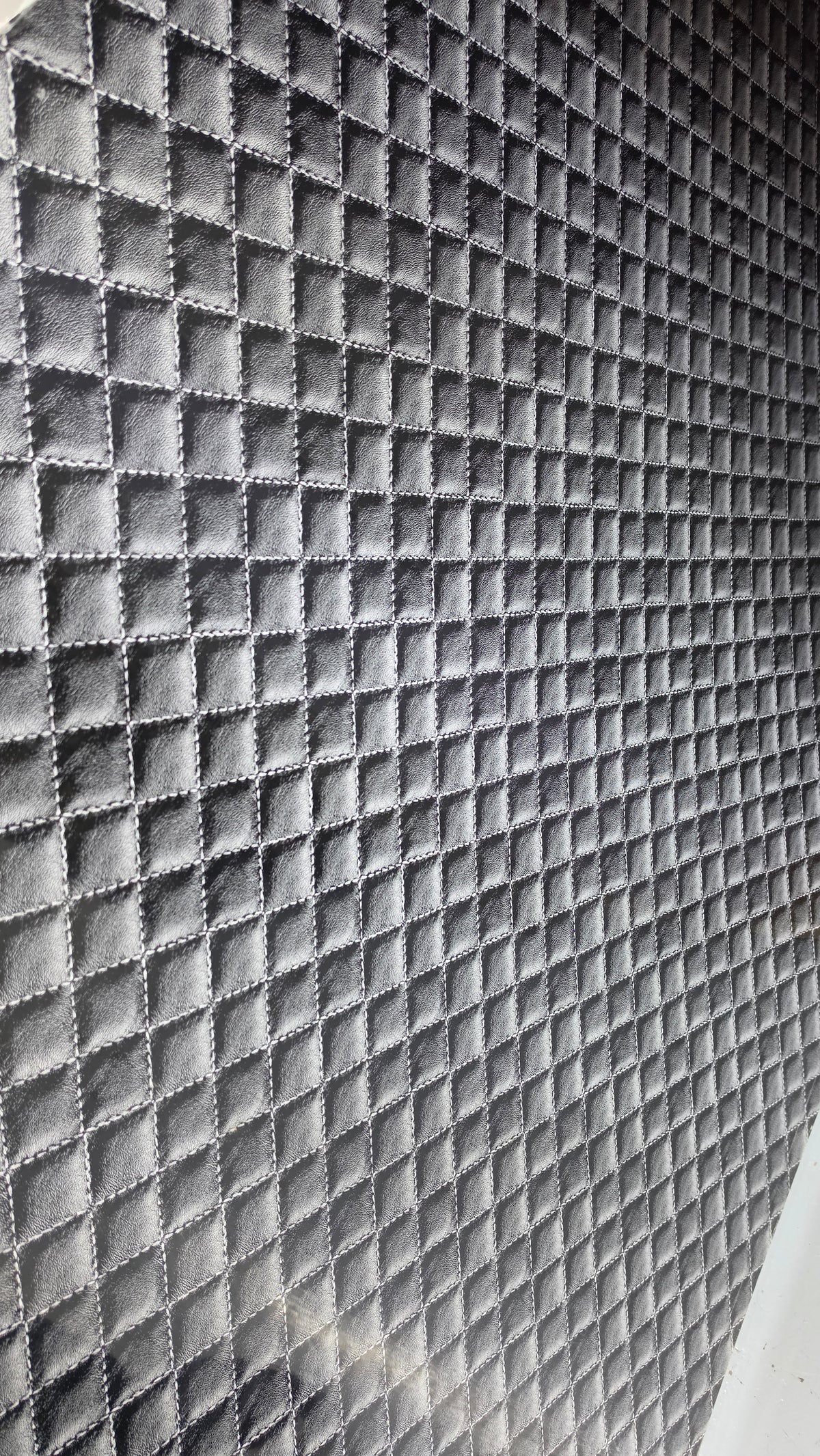 Black Leather Texture PVC Wall Sheet 4x8 ft | 3mm Waterproof Decorative Panel (Only Pick up, Shipping not available . Contact us for price)