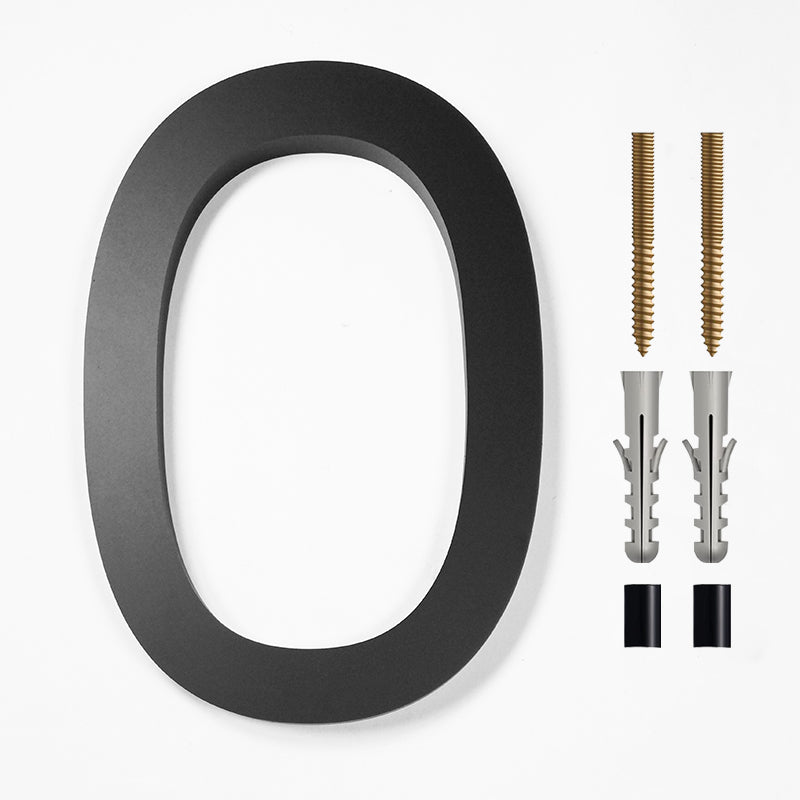 House numbers acrylic material