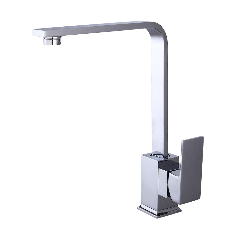 A1 Choice Chrome Square Single Handle Kitchen Faucet
