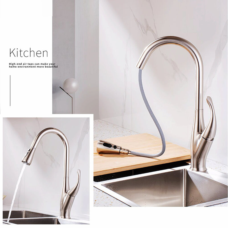 A1 Choice 1 Handle Pull Down Kitchen Faucet (Brass Material) Top of the Line Quality