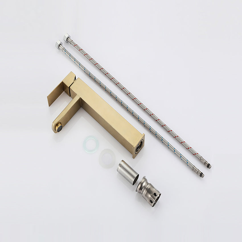 A1 Choice Gold Single Handle Tall Vessel Bathroom Faucet