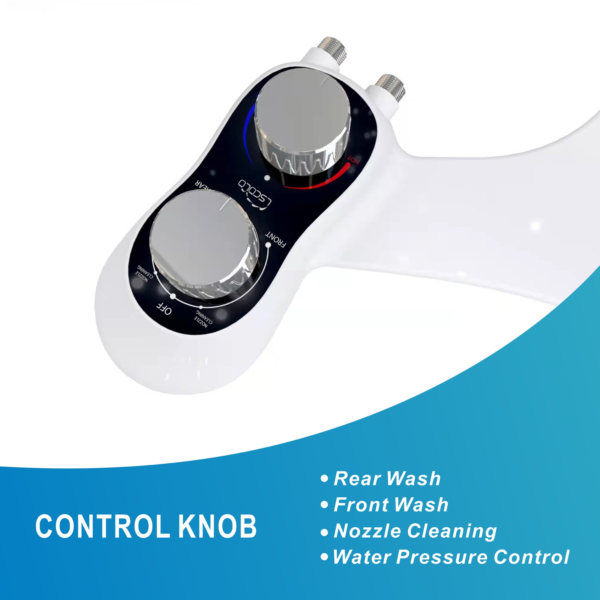 A1 Choice Non-Electric Self Cleaning Dual Nozzle Toilet Bidet