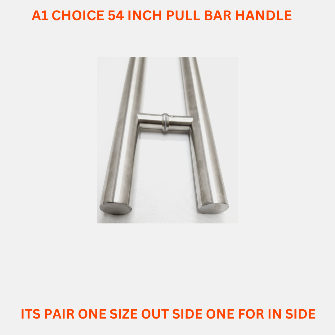 A1 Choice Door Pull Handle Round 'H' Type-54"(Stainless Steel)