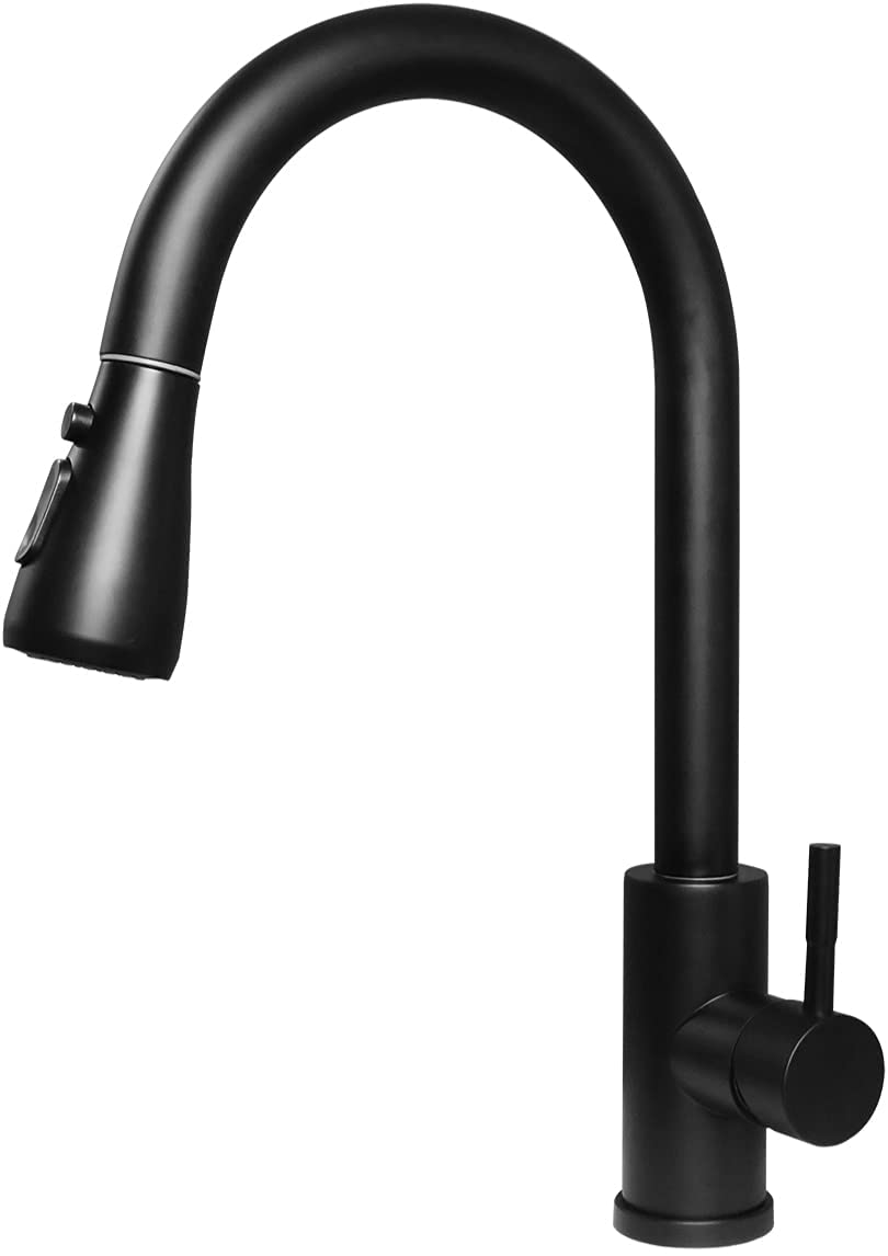 A1 Choice Black Kitchen Faucet With pull Out Sprayer