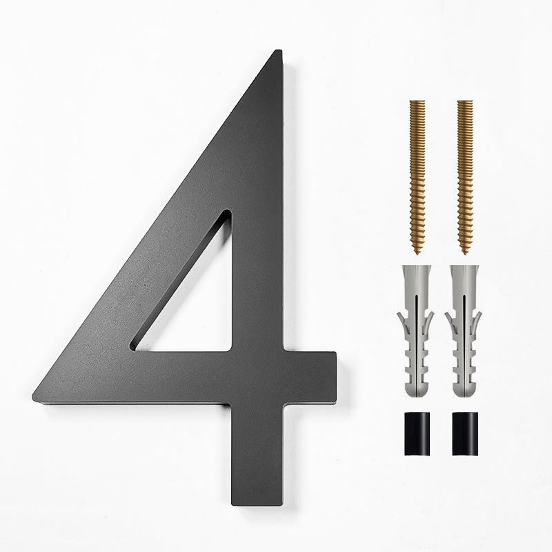 House numbers acrylic material