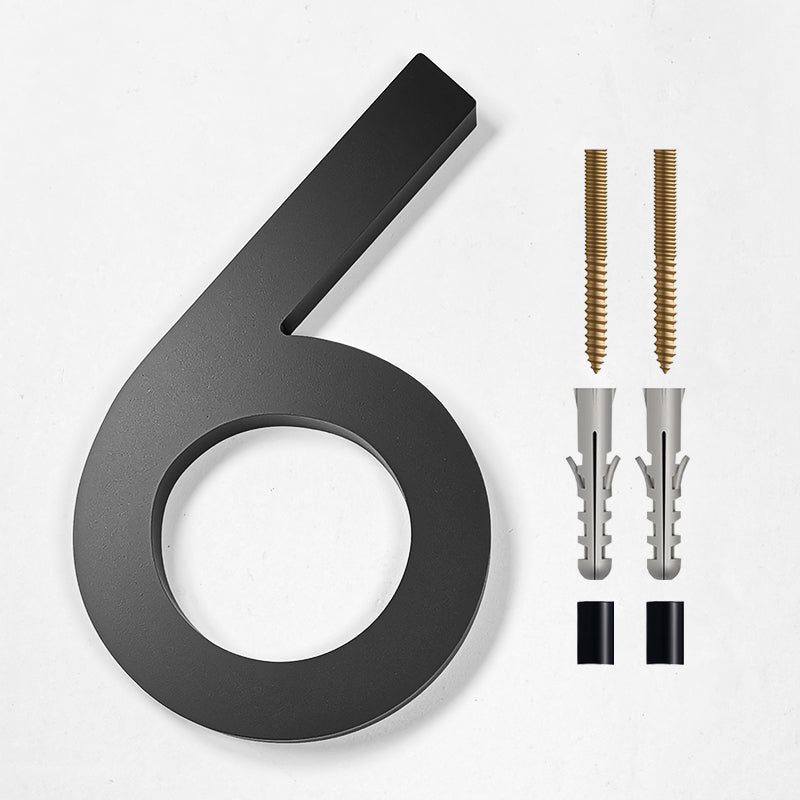 House numbers acrylic material