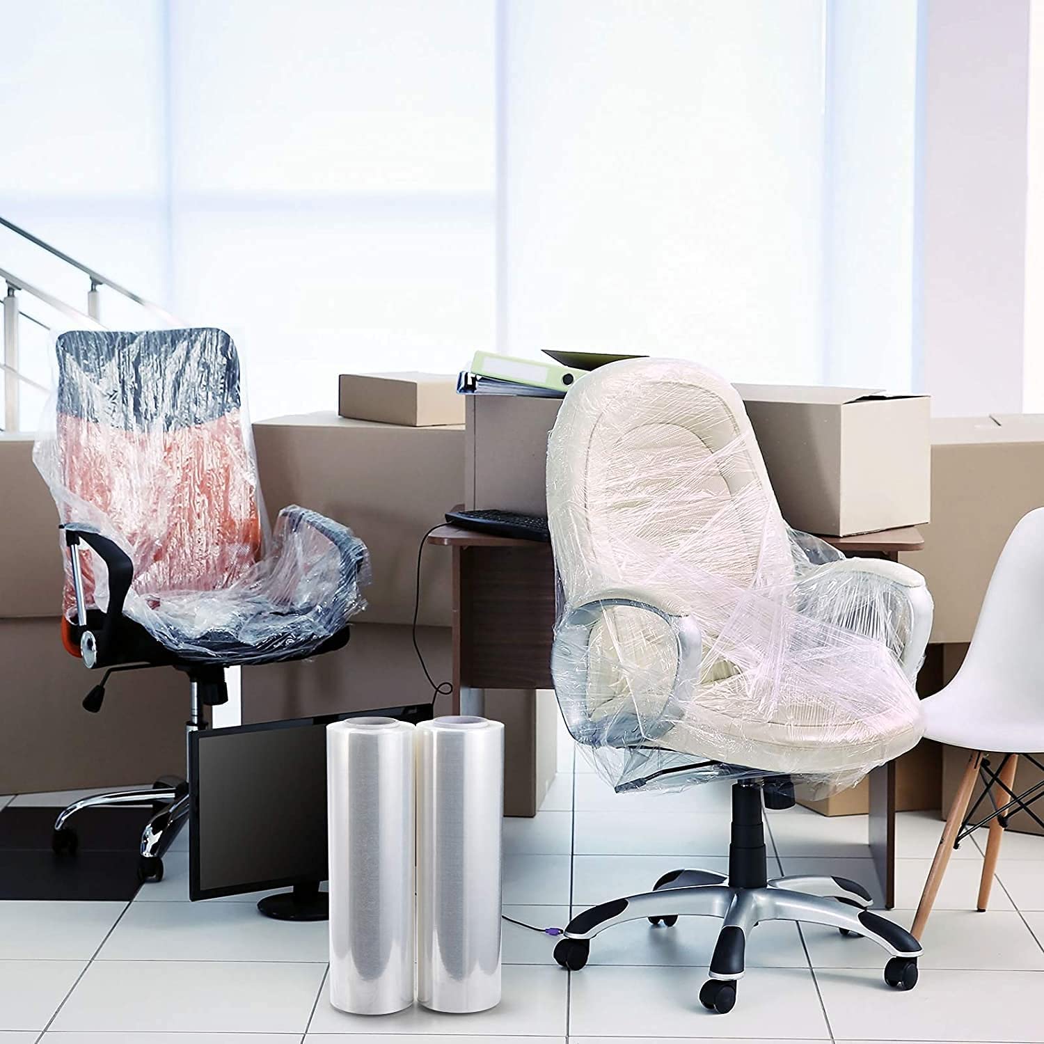 pallet wrap pack of 4 Stretch Wrap 18"x1500 ft.