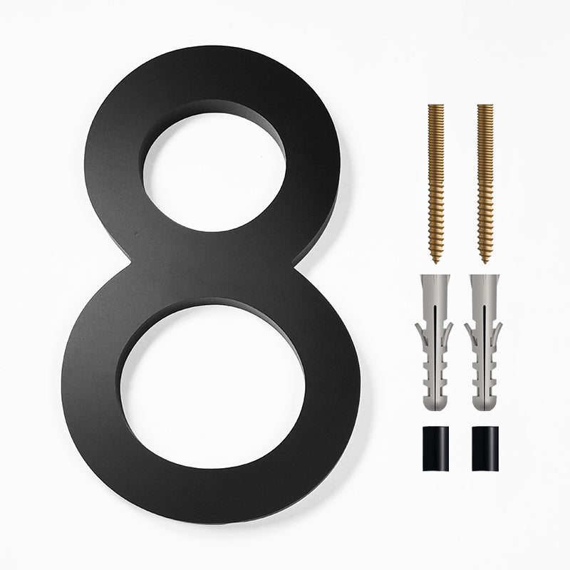 House numbers acrylic material