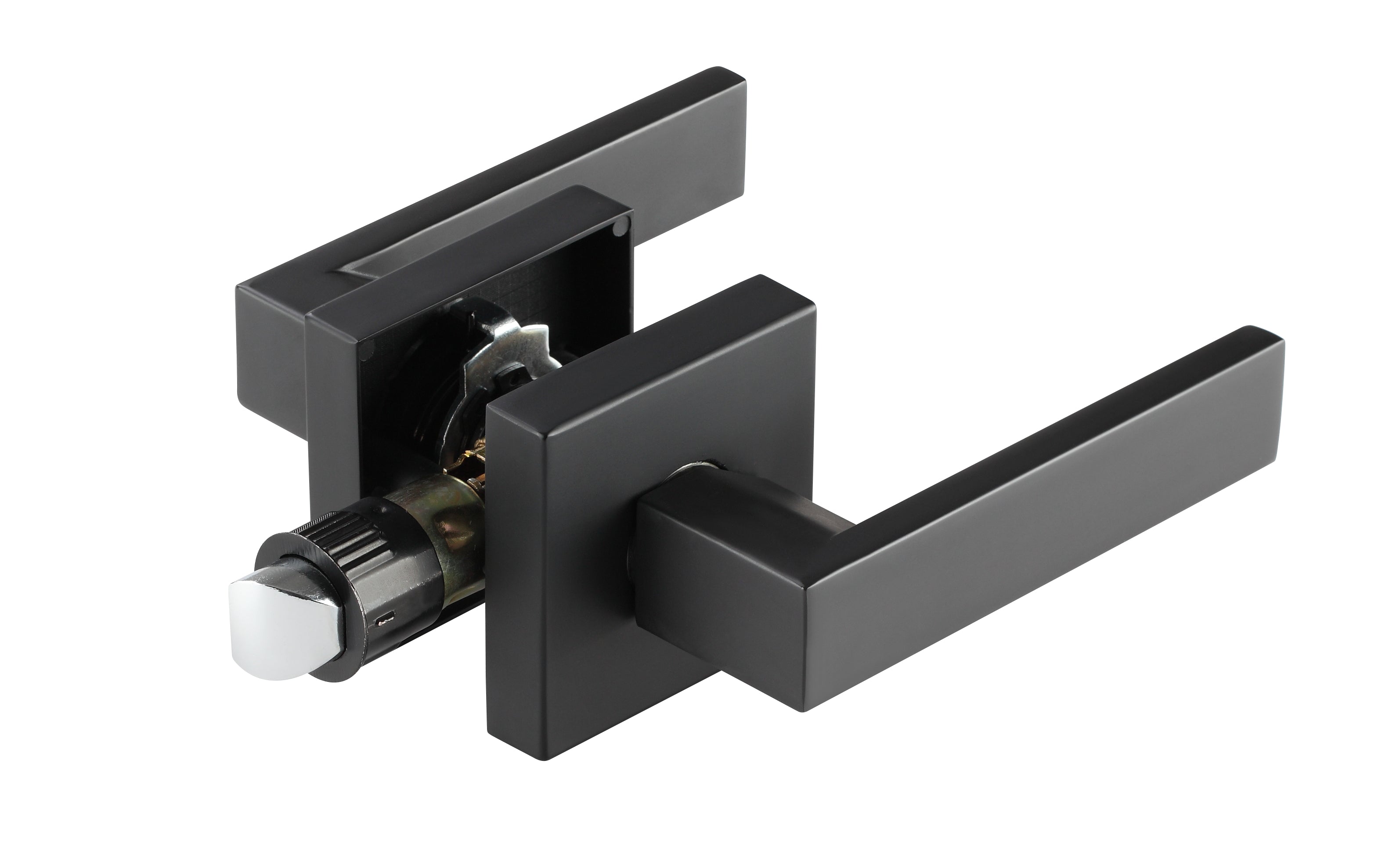 A1 Choice 2Pcs Square Dummy Door Handle (Black)