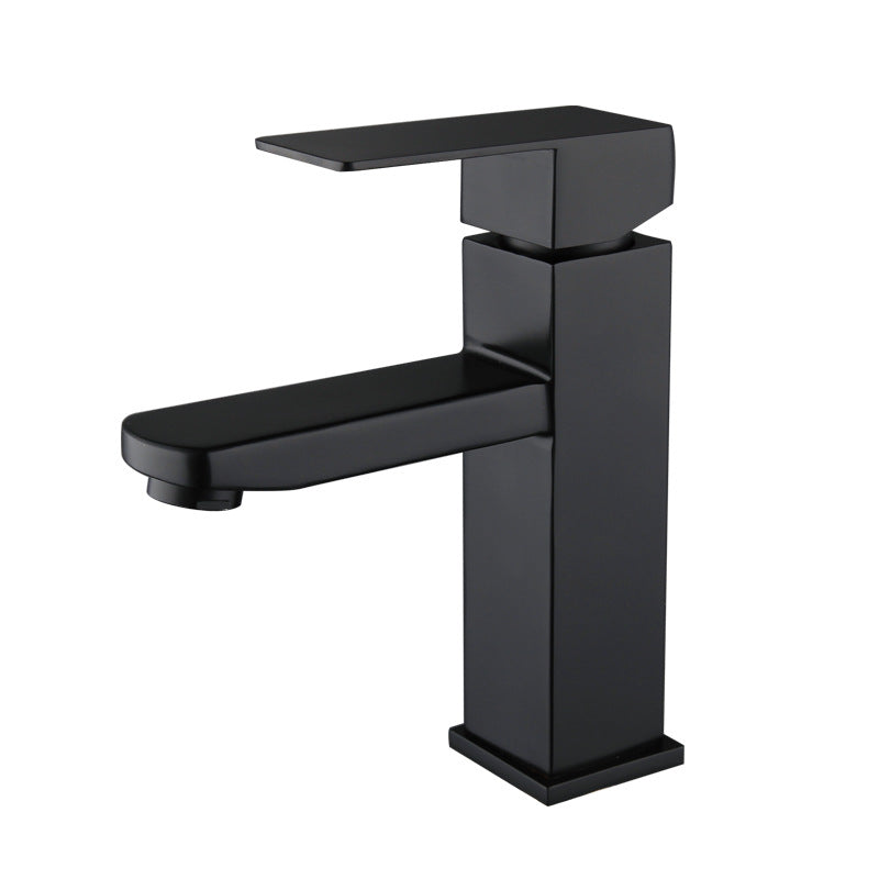 A1 Choice Black Square Single Handle Bathroom Faucet