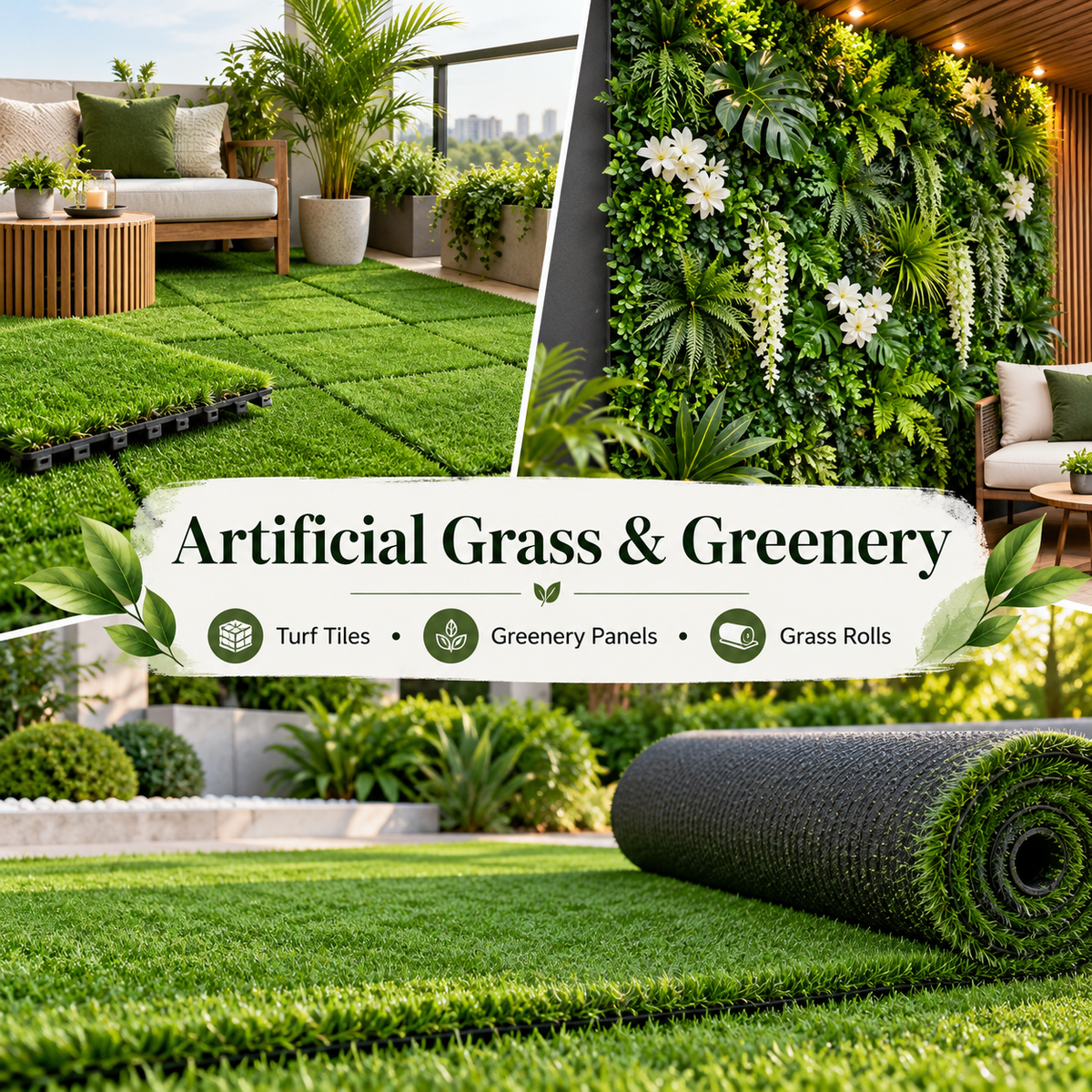 Artificial Grass & Greenery