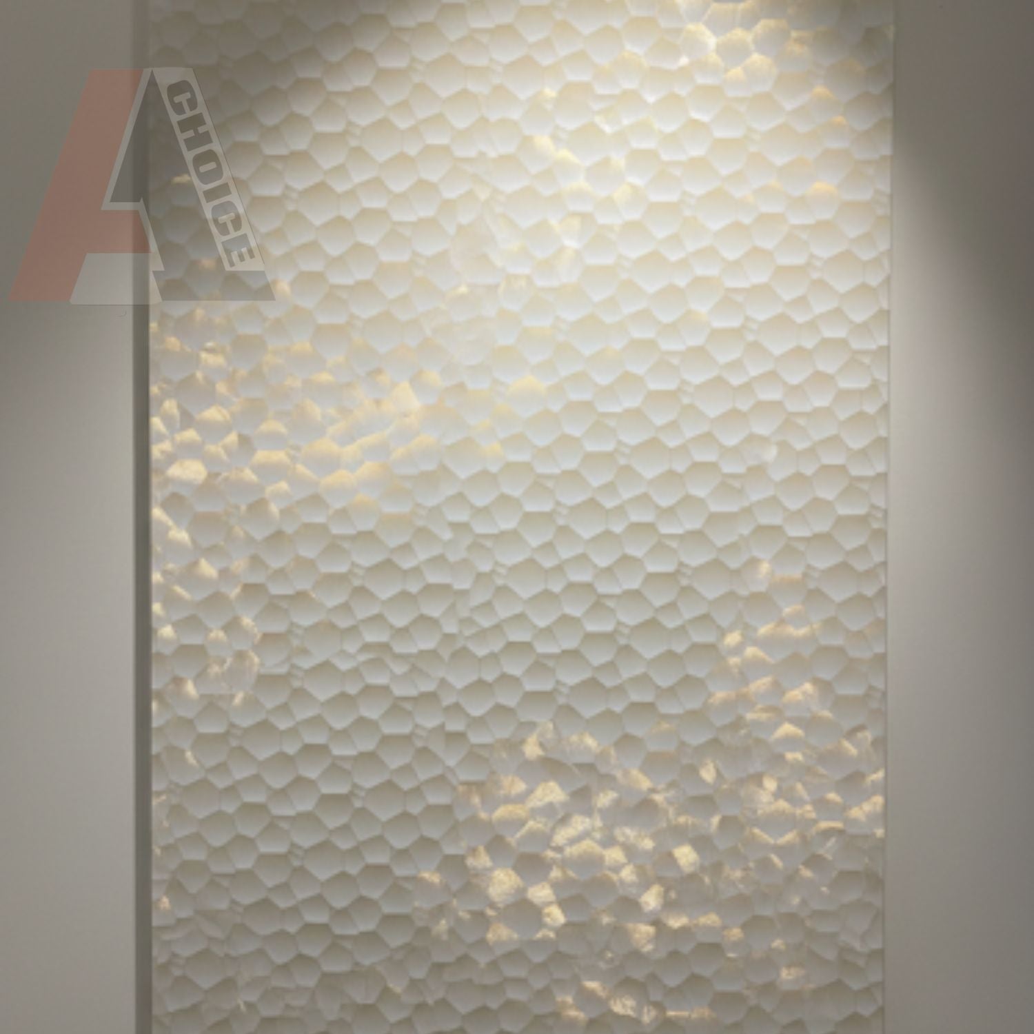 A1 choice Decorative PVC wall panel with geometric pattern on a light background