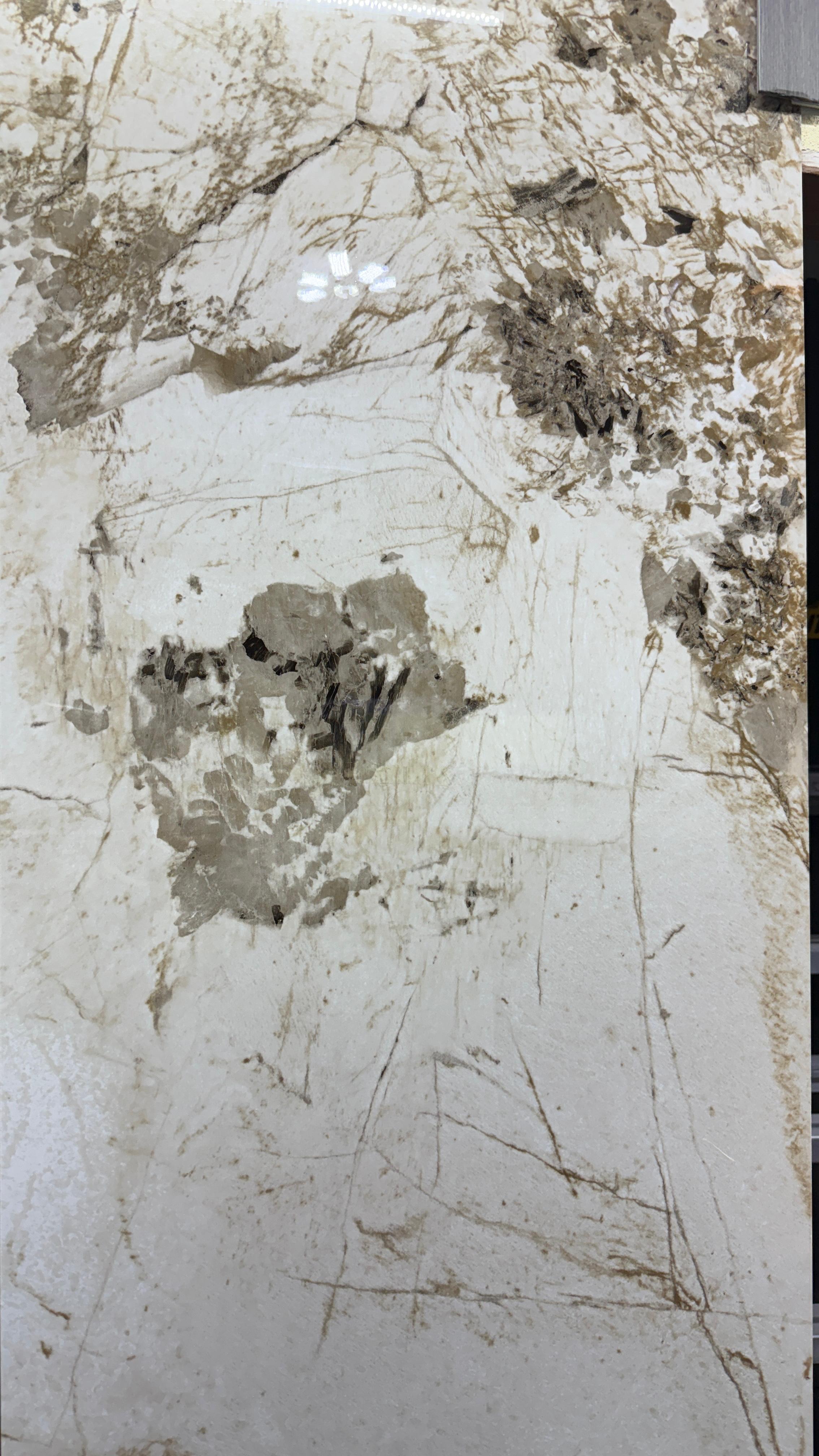 Close up view of a PVC Marble wall panel