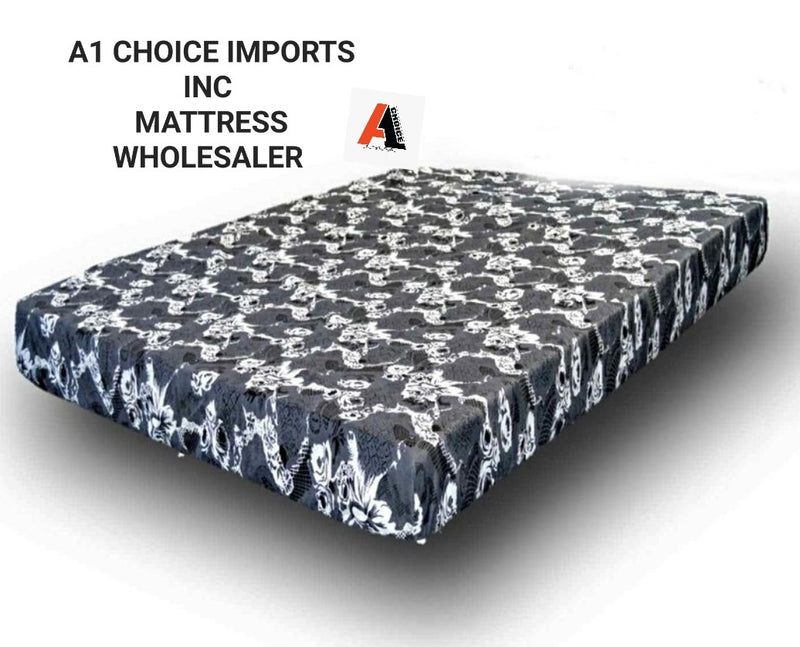 DOUBLE SIZE MATTRESS 5 INCH WITH BLACK ZIPPER