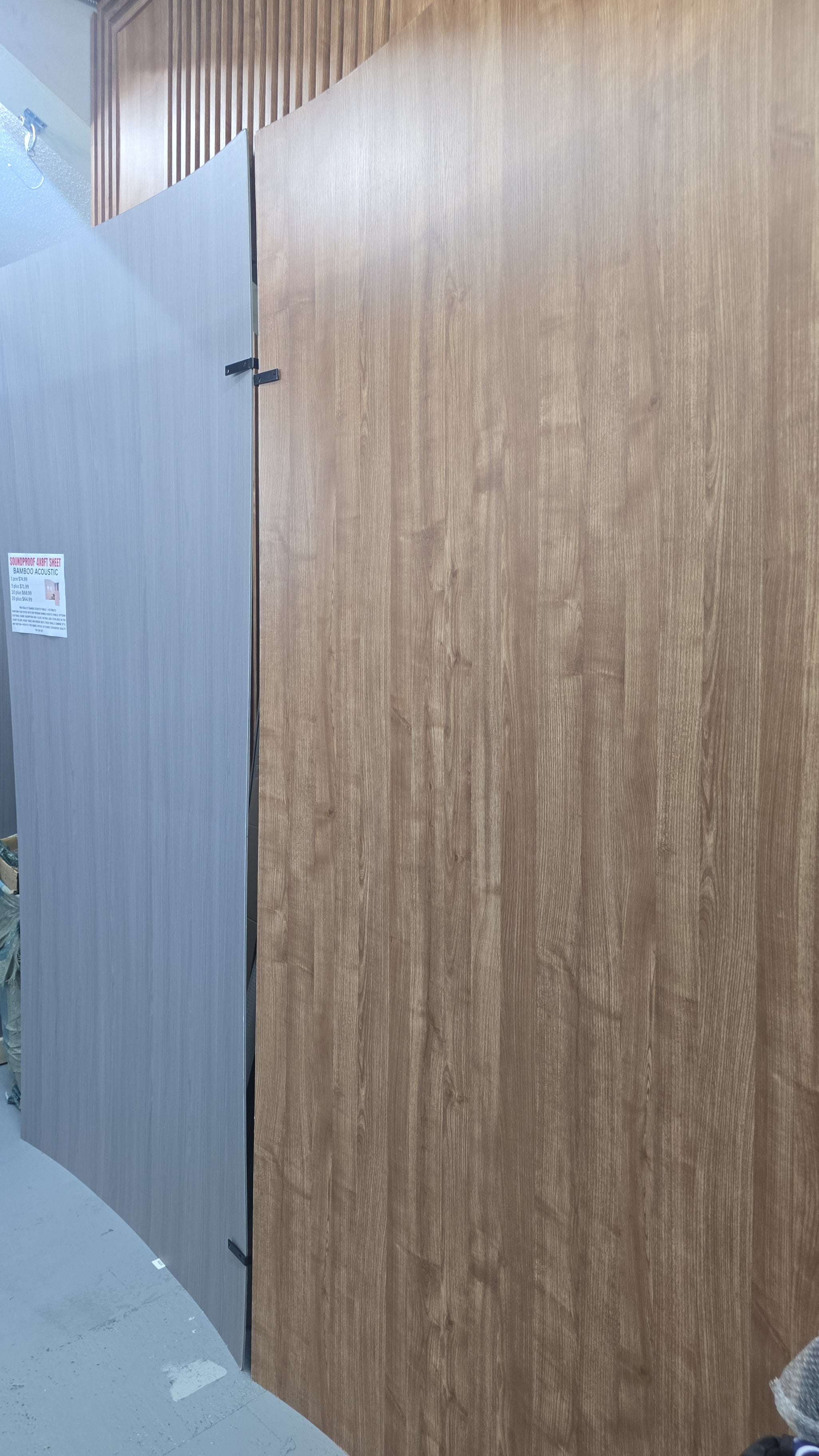 Pecan Brown Bamboo Charcoal Wall Sheet 5mm (4ft x 8ft) – Natural Oak Interior Panel