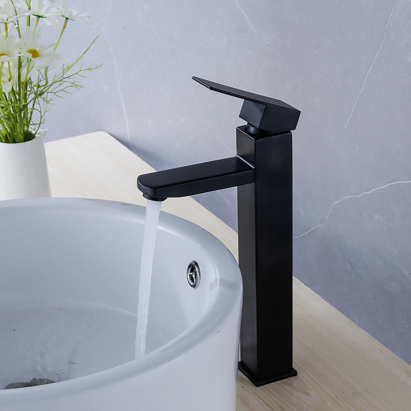 A1 Choice Black Single Handle Tall Vessel Bathroom Faucet