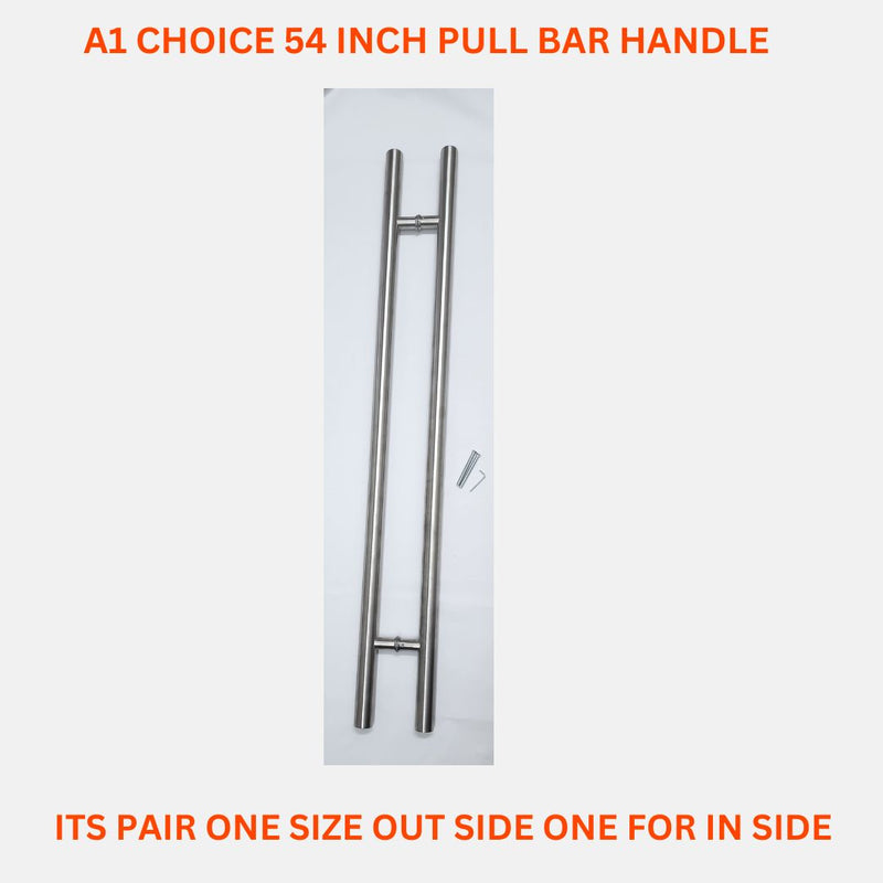 A1 Choice Door Pull Handle Round 'H' Type-54"(Stainless Steel)