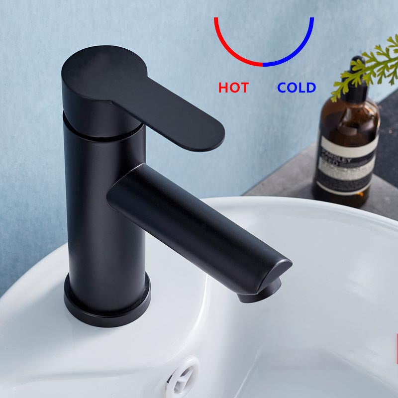 A1 Choice black Single Hole Bathroom Sink Faucet, Modern Single Handle Vanity Faucet