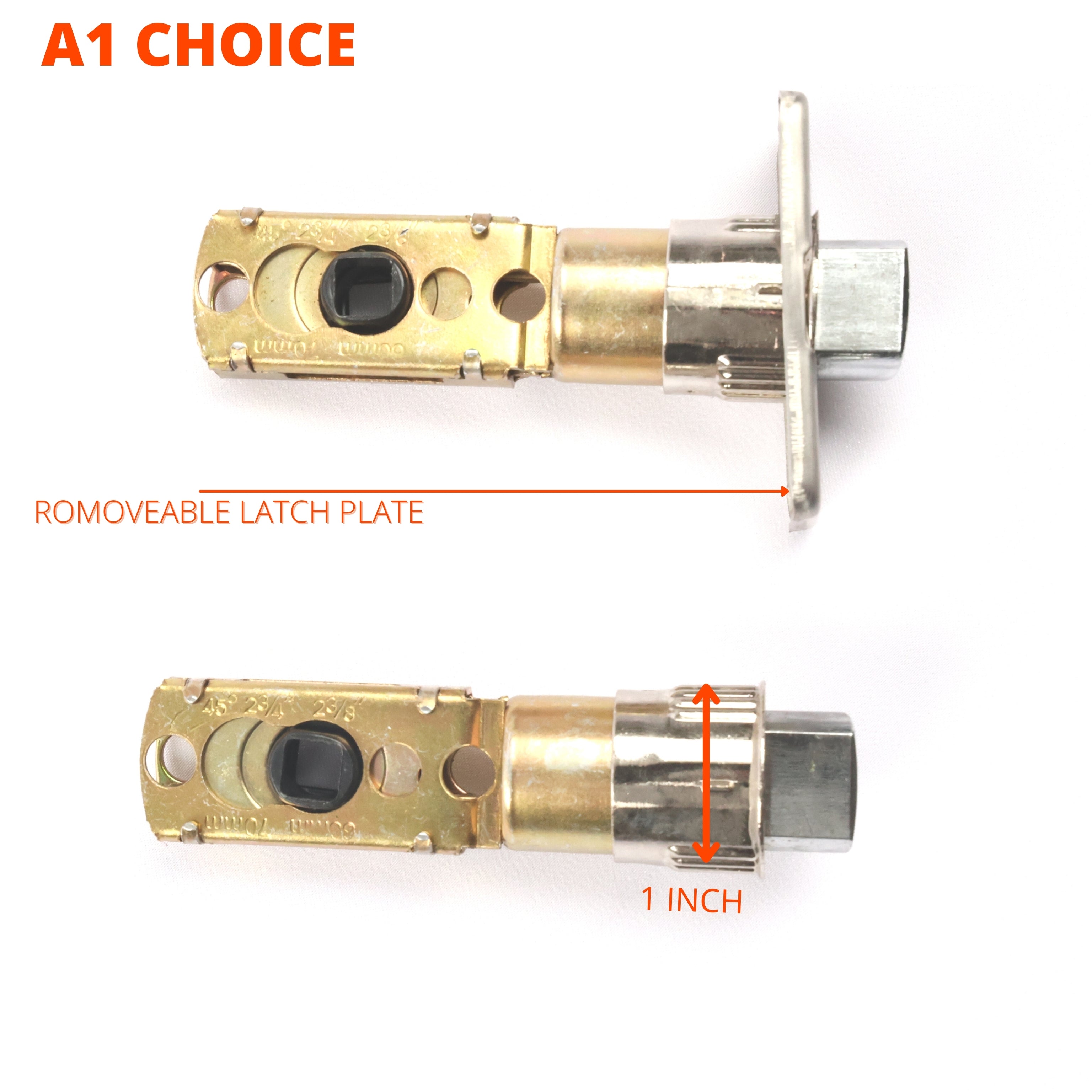 A1 Choice Halifax Style Privacy Lock [Silver]