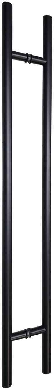 A1 Choice Door pull Handle Round 'H' Type-48" (Black)