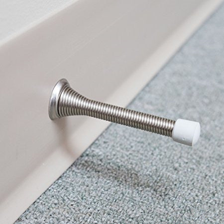 A1 Choice  Spring Door Stopper (brush Nickel)