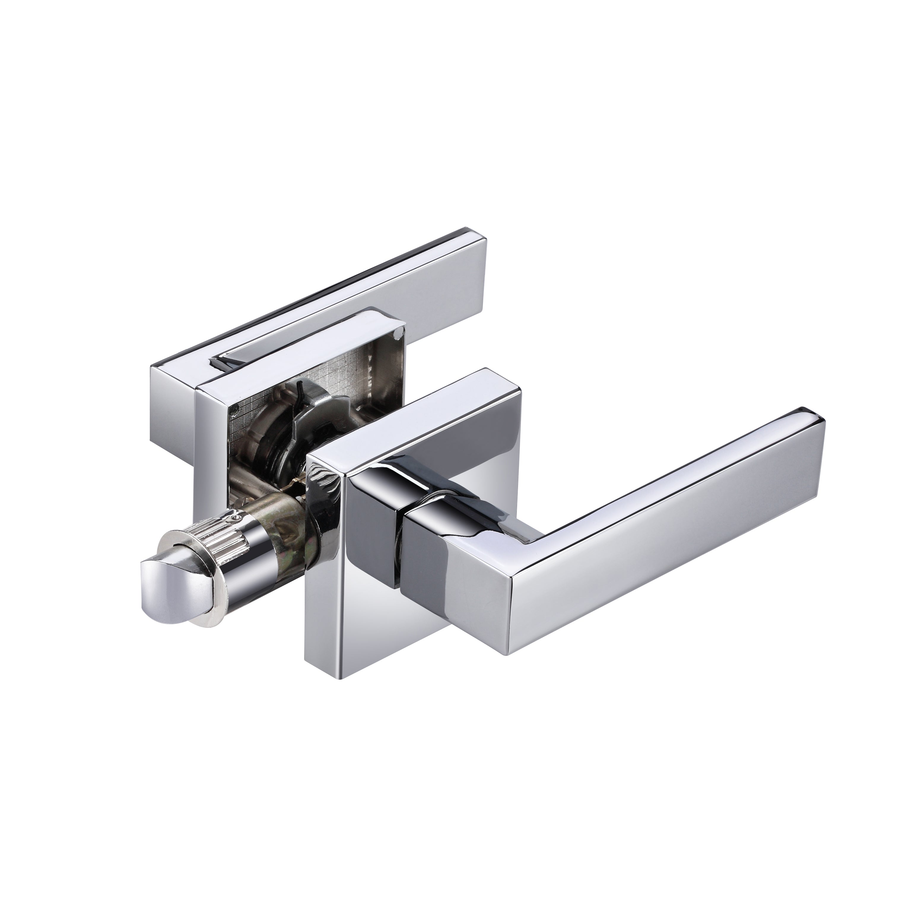 A1 Choice  Square Passage Door Handle (Chrome)