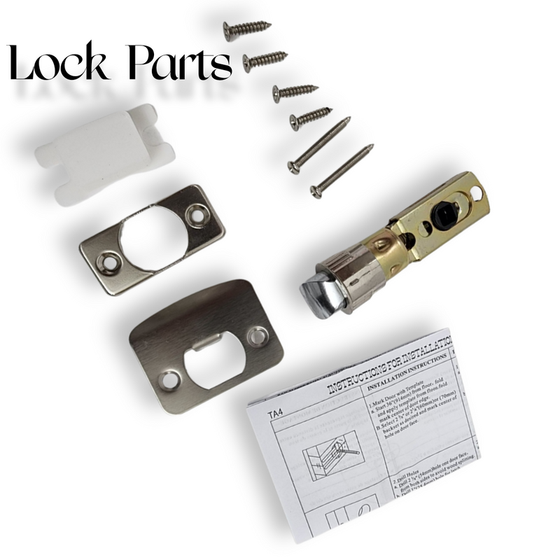 Square Passage lever lock silve satin nickel (model A6608-ps-sn)